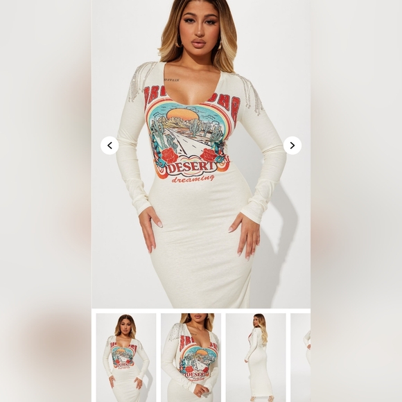 New tee shirt maxi with embellished shoulders - Picture 1 of 6